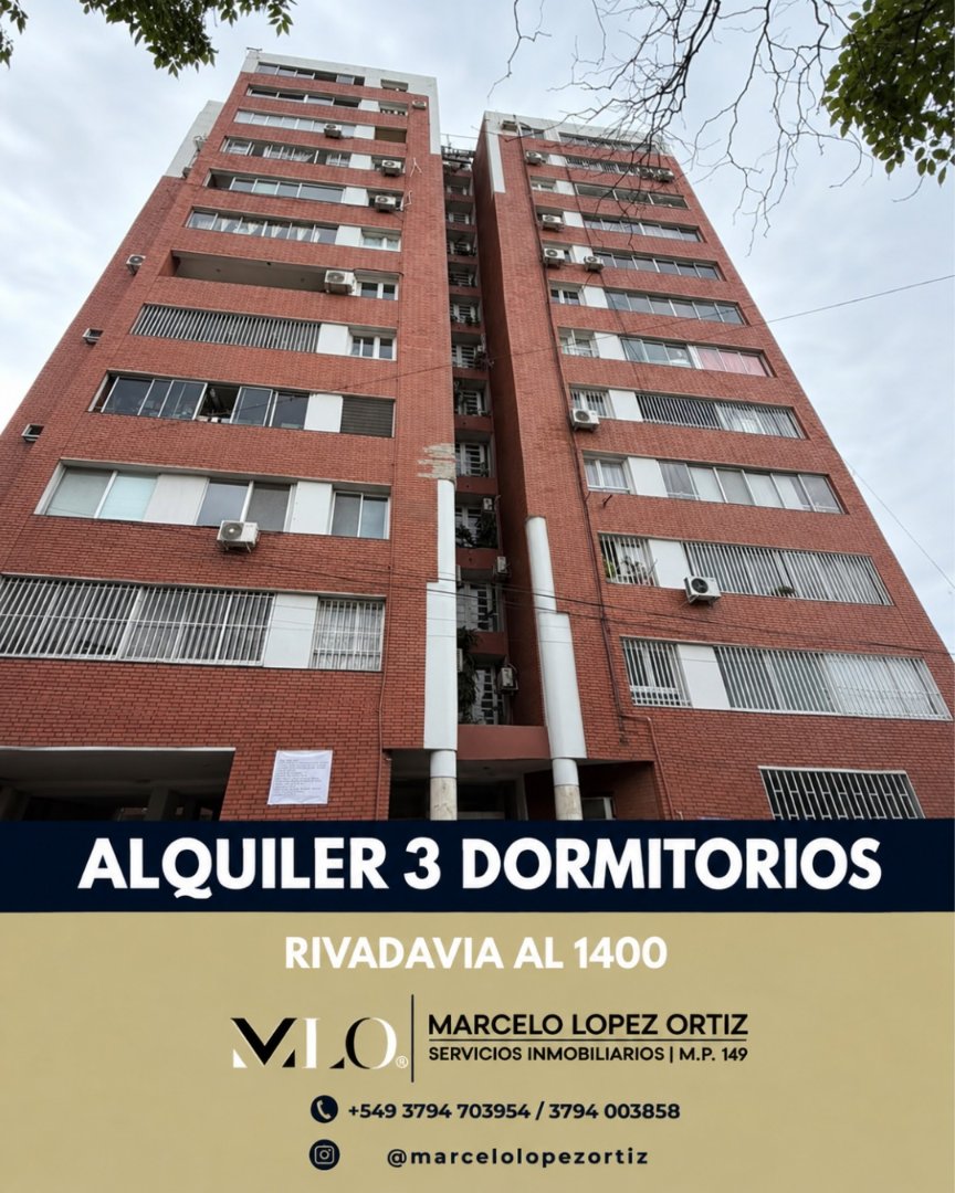 ALQUILER DEPARTAMENTO DE 3 DORMITORIOS