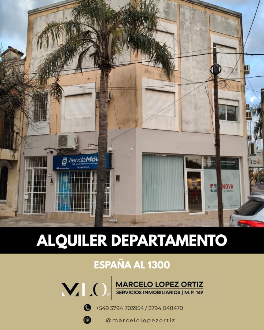 ALQUILER DEPARTAMENTO ESPAÑA 1308