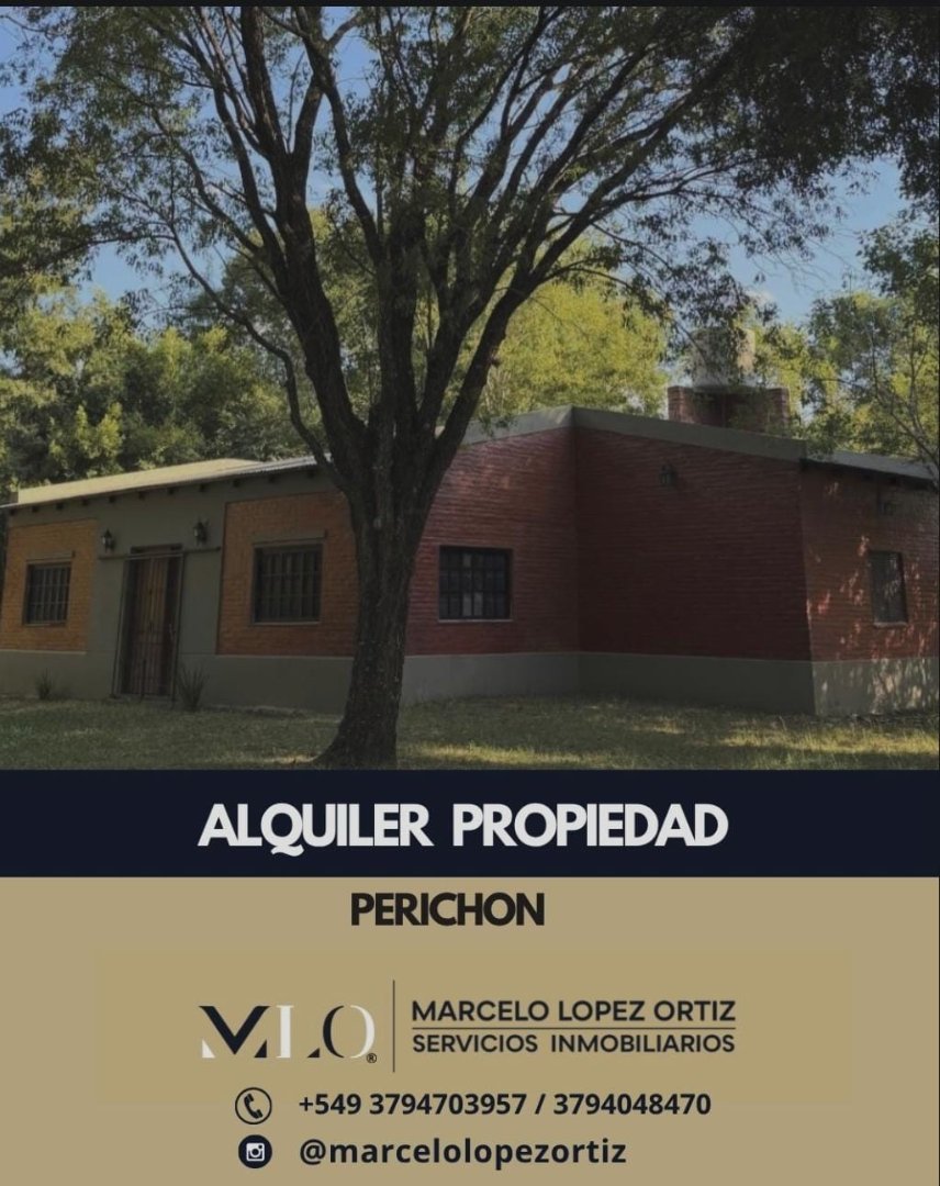 CASA EN ALQUILER EN PERICHON